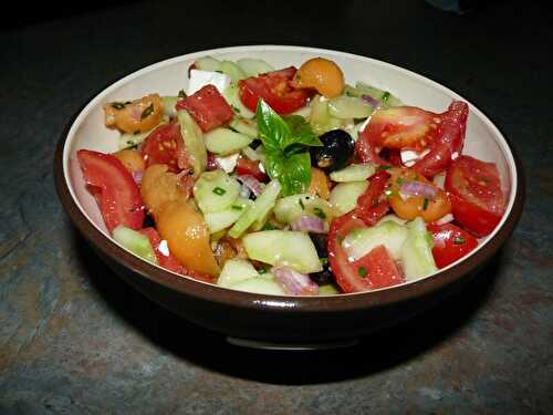 Salade grecque estivale