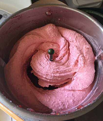 Sorbet à la fraise au Thermomix