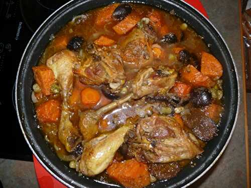 Tajine de poulet aux figues et aux patates douces