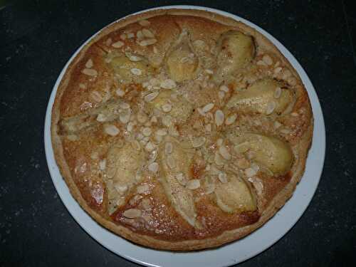 Tarte amandine aux poires