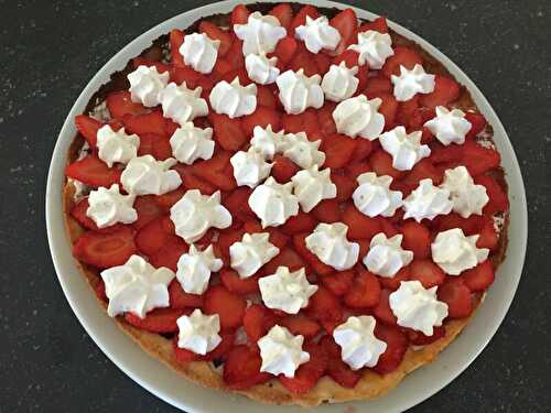 Tarte aux fraises et à la chantilly