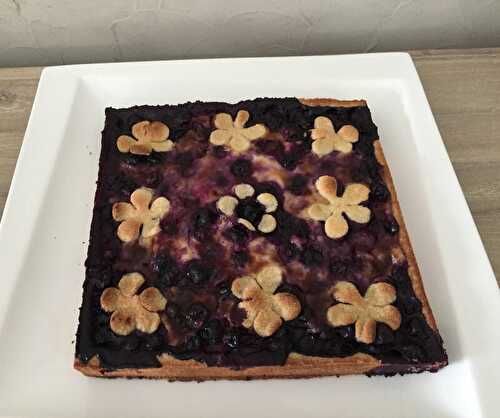 Tarte aux myrtilles