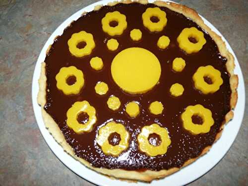 Tarte chocolat mangue