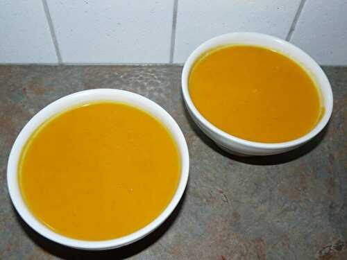 Velouté de courge butternut au thermomix