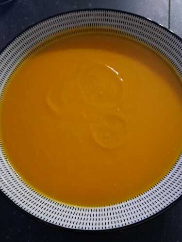 Velouté de patates douces et carottes