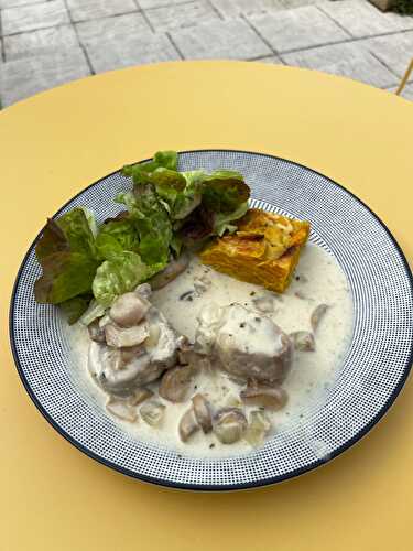 Filet Mignon au boursin et aux champignons