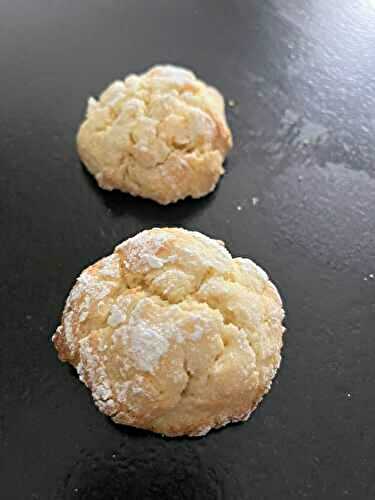 Biscuits moelleux au citron 