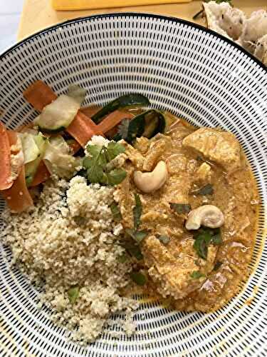 Poulet Korma 