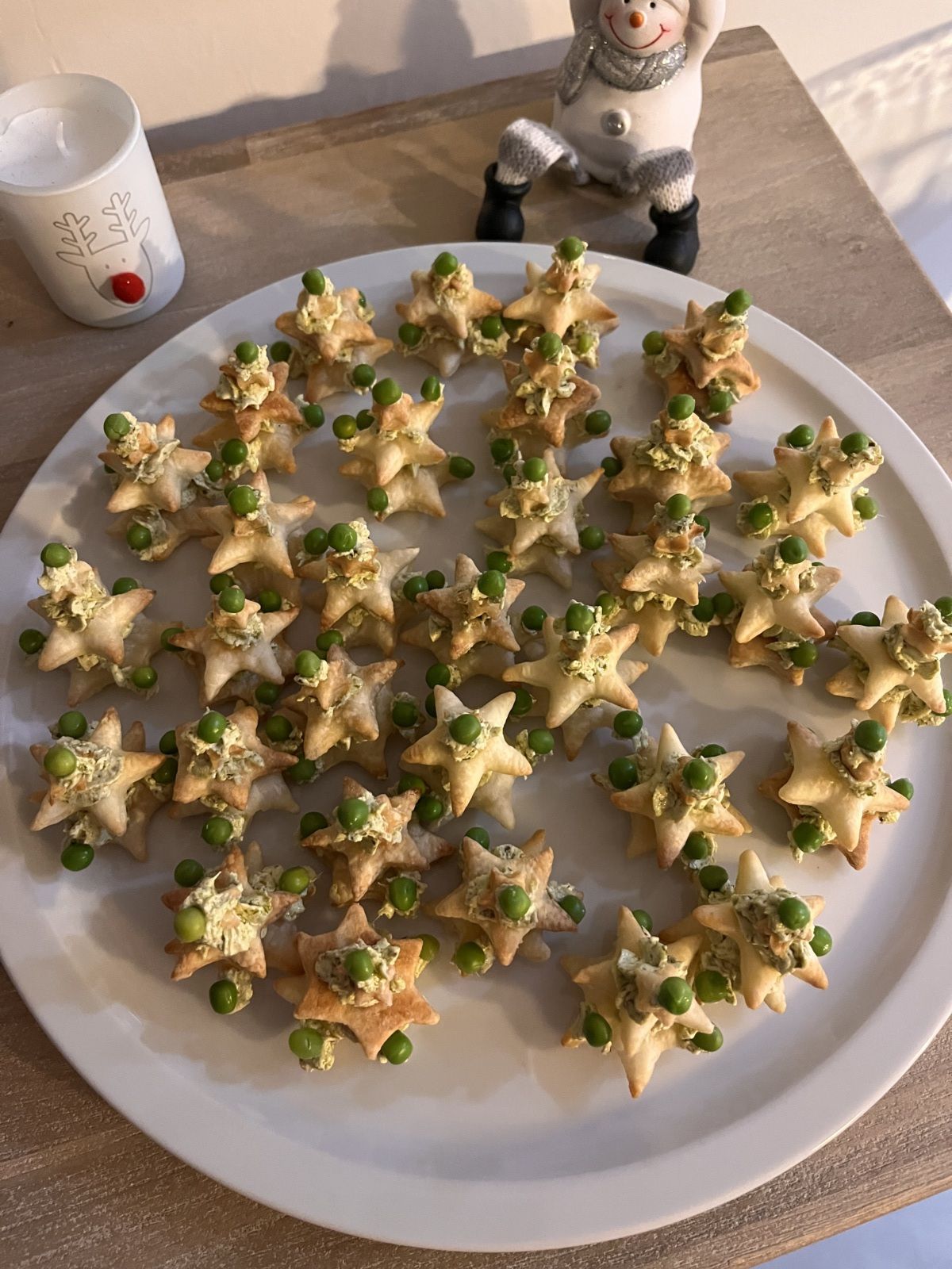 Sapins fromage frais et pesto