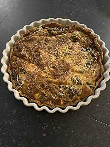 Tarte aux champignons