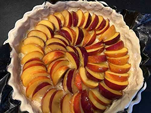 Tarte aux nectarines 