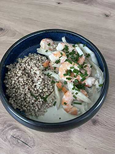 Mijoté de la mer au fenouil et lait de coco