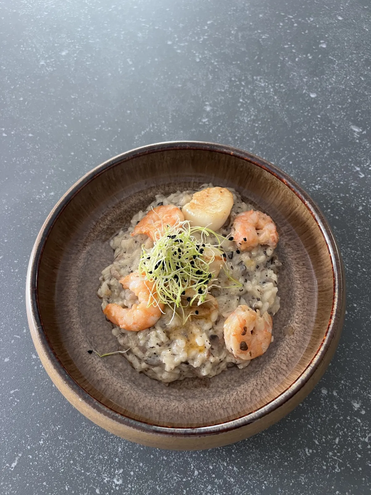 Risotto aux champignons et parmesan au Thermomix