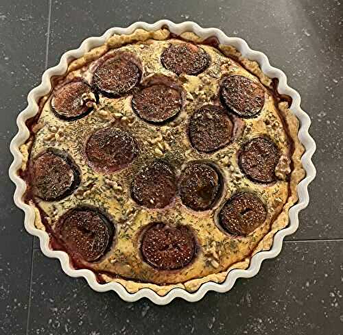 Tarte aux figues et au chèvre