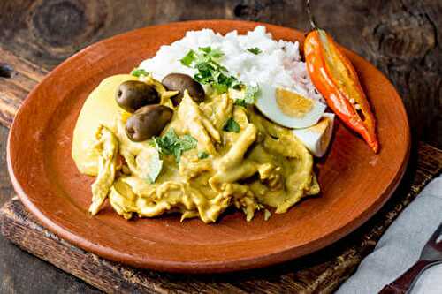 Recette : Aji de gallina du Pérou (poulet au piment) !