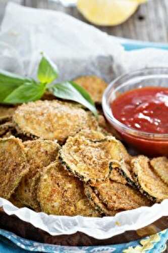 Recette : chips de courgettes aux épices Dukkah