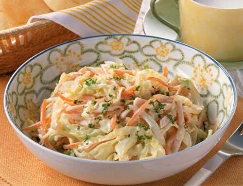 Recette de coleslaw aux épices