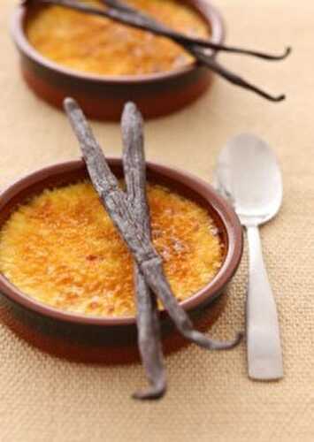 Recette de crème brulée aux oignons et épices