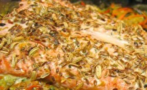 Recette de saumon aux graines d’aneth et fenouil