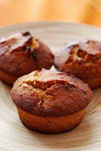 Recette des muffins aux kumquats et pommes séchées