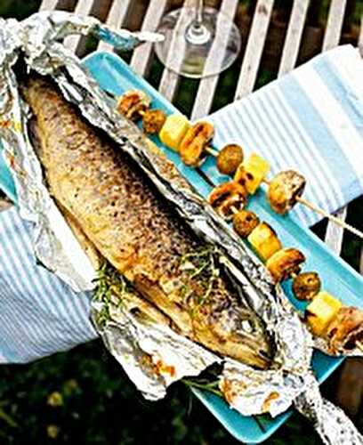 Recette des papillotes de truite aux aromates poisson