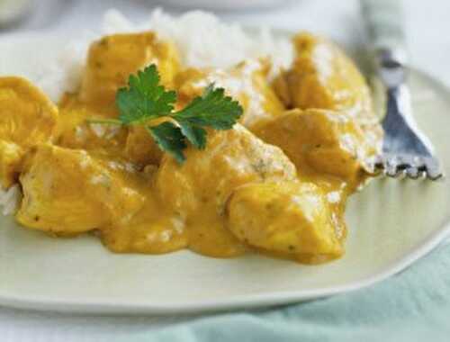 Recette du poulet vanille et curcuma