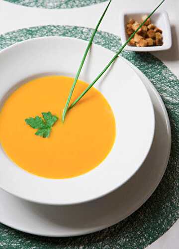 Recette du velouté de potiron aux épices spécial Noël