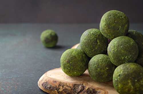 Recette : Energy balls à la spiruline (boules protéinées vegan) !