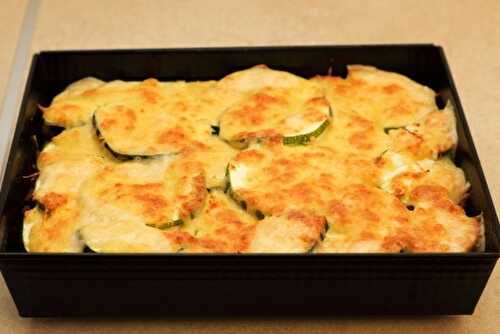 Recette : gratin de courgettes facile