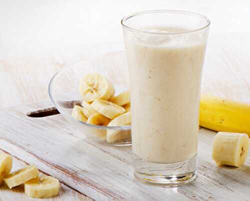 Recette : Lait de banane à la vanille !