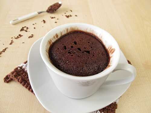 Recette : Mug cake fondant au chocolat !