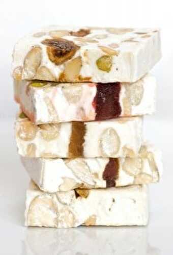 Recette : nougat aux fruits séchés