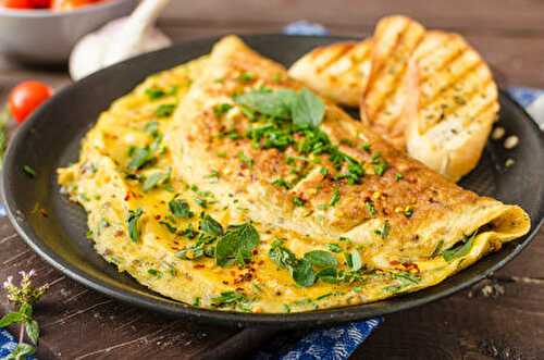 Recette : Omelette au poivre et sel à la truffe !