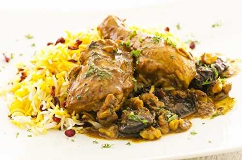 Recette : poulet iranien aux berberis