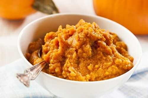 Recette : Purée de courge (potiron) d’Halloween !