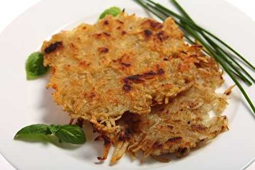 Recette : rösti (galette de pomme de terre)