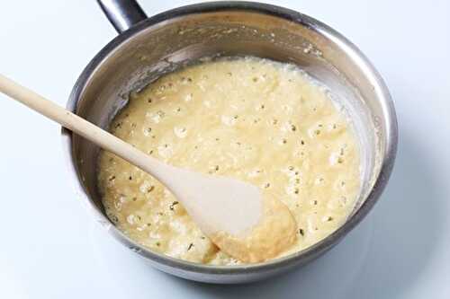 Recette : sauce béchamel rapide