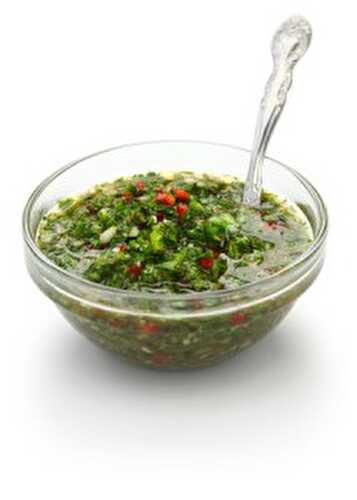 Recette : Sauce Chimichurri traditionnelle (Argentine) !