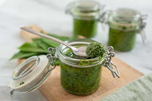 Recette : Sauce Pesto à l’ail des ours !