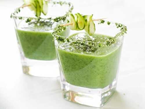 Recette : smoothie detox au concombre avocat fraicheur !