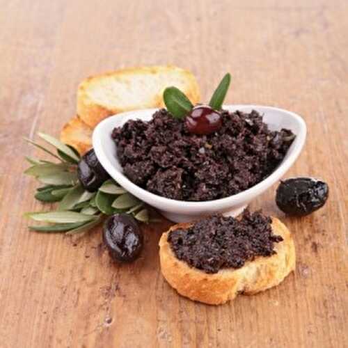 Recette : Tapenade noire maison