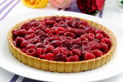 Recette : Tarte aux framboises !