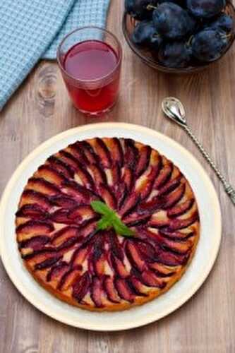 Recette : Tarte aux prunes au miel et épices