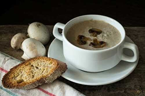 Recette : Velouté de champignons au curry vert !