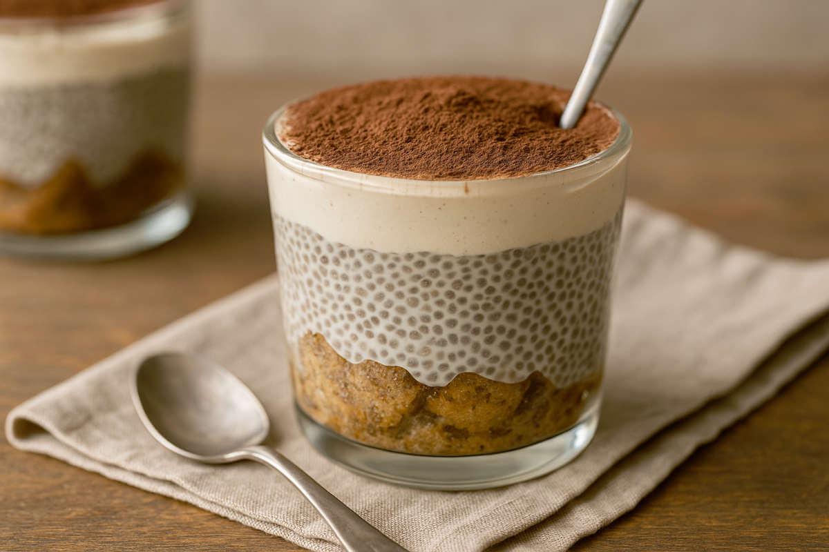 Recette : Pudding de graines de chia façon tiramisu (« chiamisu »)