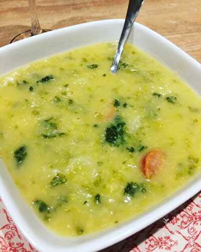 Caldo Verde ou soupe portugaise délicieuse!
