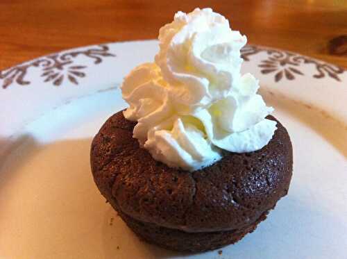 Fondant au chocolat et son coeur coulant..