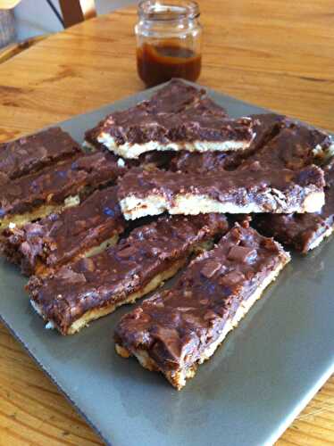 Gâteau croquant aux Daim et au caramel............