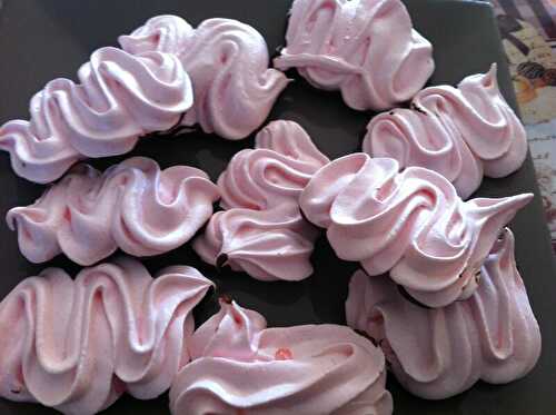 Meringues so gourmandes, girly, chocolatées ...... huuum !