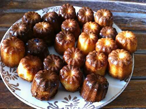 Petits cannelés dorés